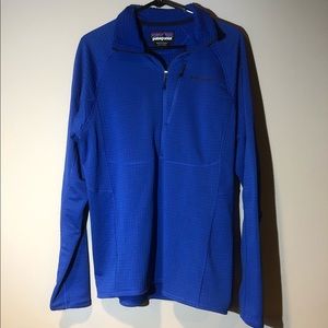 Patagonia pull over quarter zip medium blue